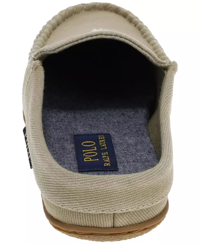 商品Ralph Lauren|Women's Collins Washed Twill Fabric Moccasin Mule Slippers,价格¥608,第3张图片详细描述