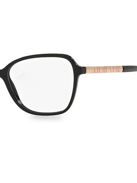 商品Tiffany & Co.|54MM Pillow Optical Eyeglasses,价格¥2502,第5张图片详细描述