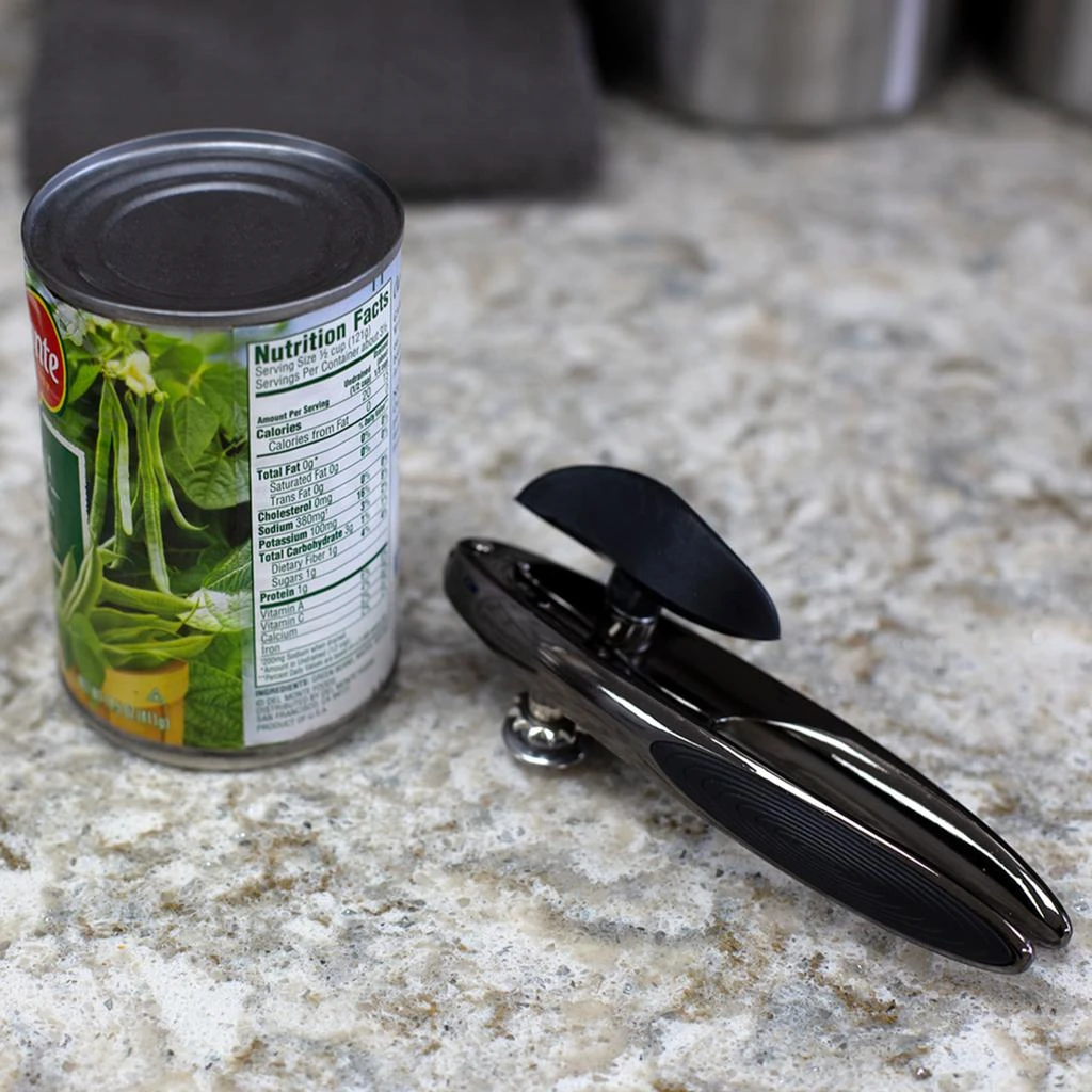 商品Home Basics|Home Basics Nova Collection Zinc Can Opener, Black Onyx,价格¥127,第3张图片详细描述