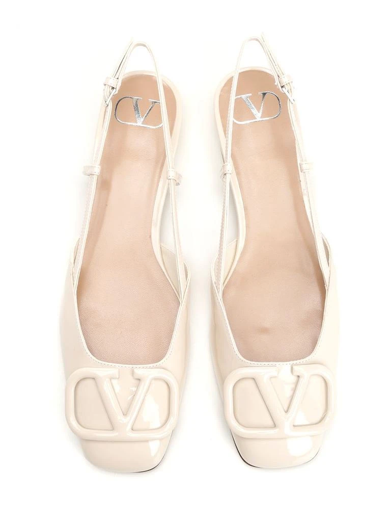 商品Valentino|V Logo Signature Pumps White,价格¥4874,第5张图片详细描述