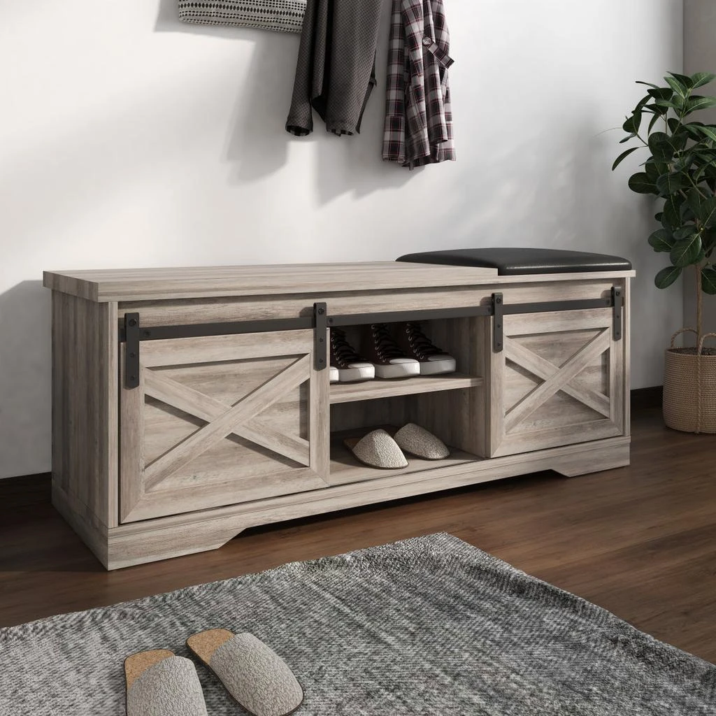 商品Simplie Fun|Storage Bench in Particle Board,价格¥3087,第2张图片详细描述