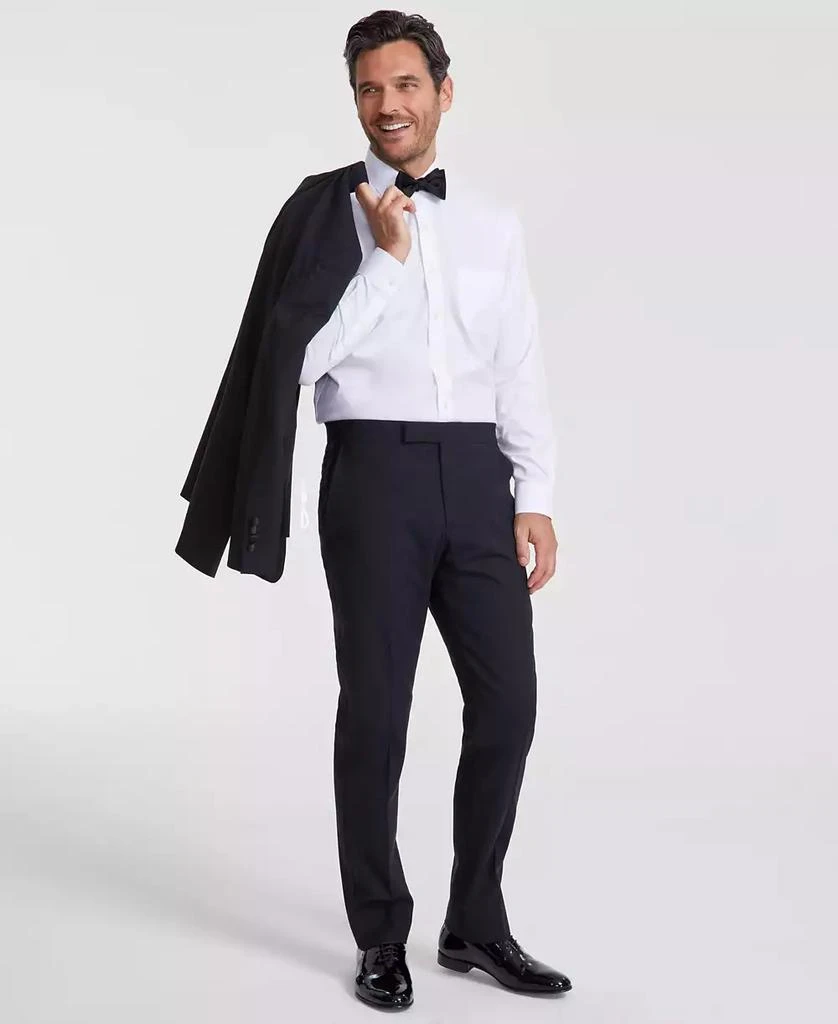 商品Brooks Brothers|B by Brooks Brother Men's Classic-Fit Wool Blend Tuxedo Suit Pants,价格¥1424,第1张图片