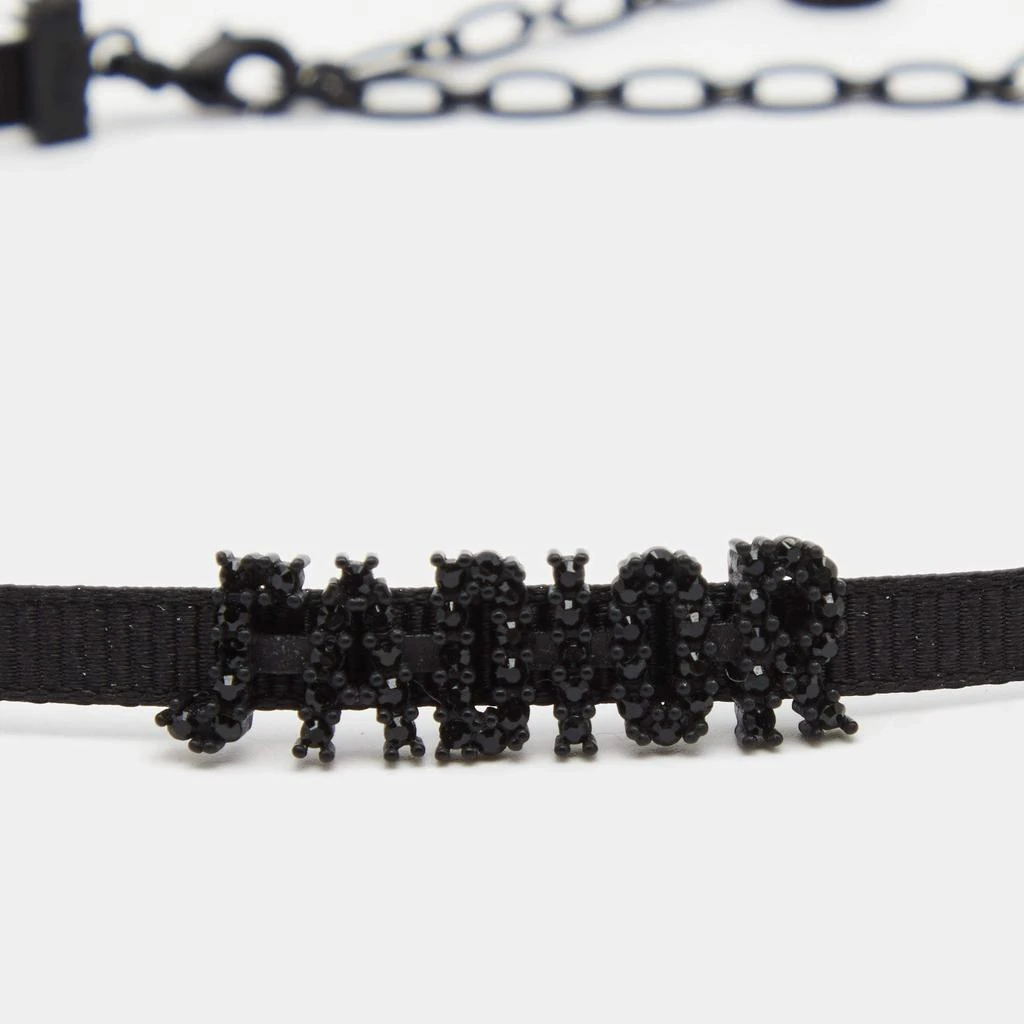 商品[二手商品] Dior|Dior Black J'adior Crystal Studded Choker Necklace,价格¥2368,第2张图片详细描述