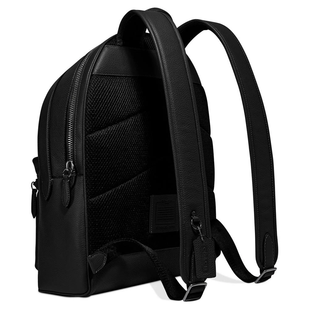 商品Coach|Refined Pebbled Leather Charter Backpack,价格¥3717,第2张图片详细描述