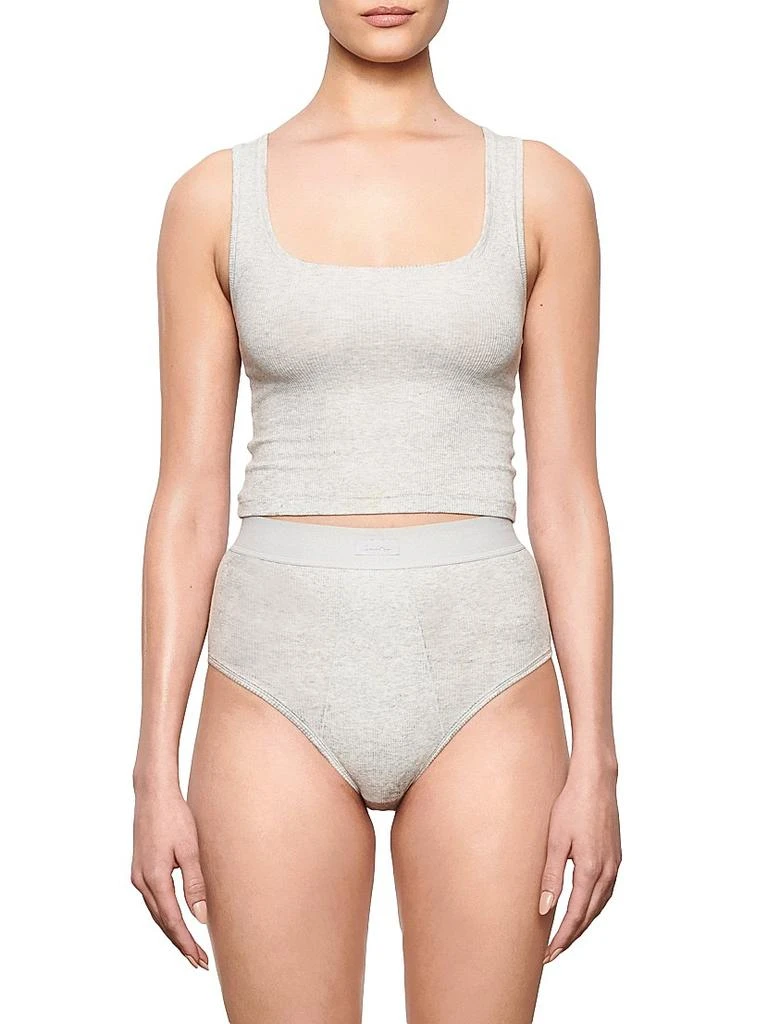 商品SKIMS|Cotton Rib Tank,价格¥287,第3张图片详细描述