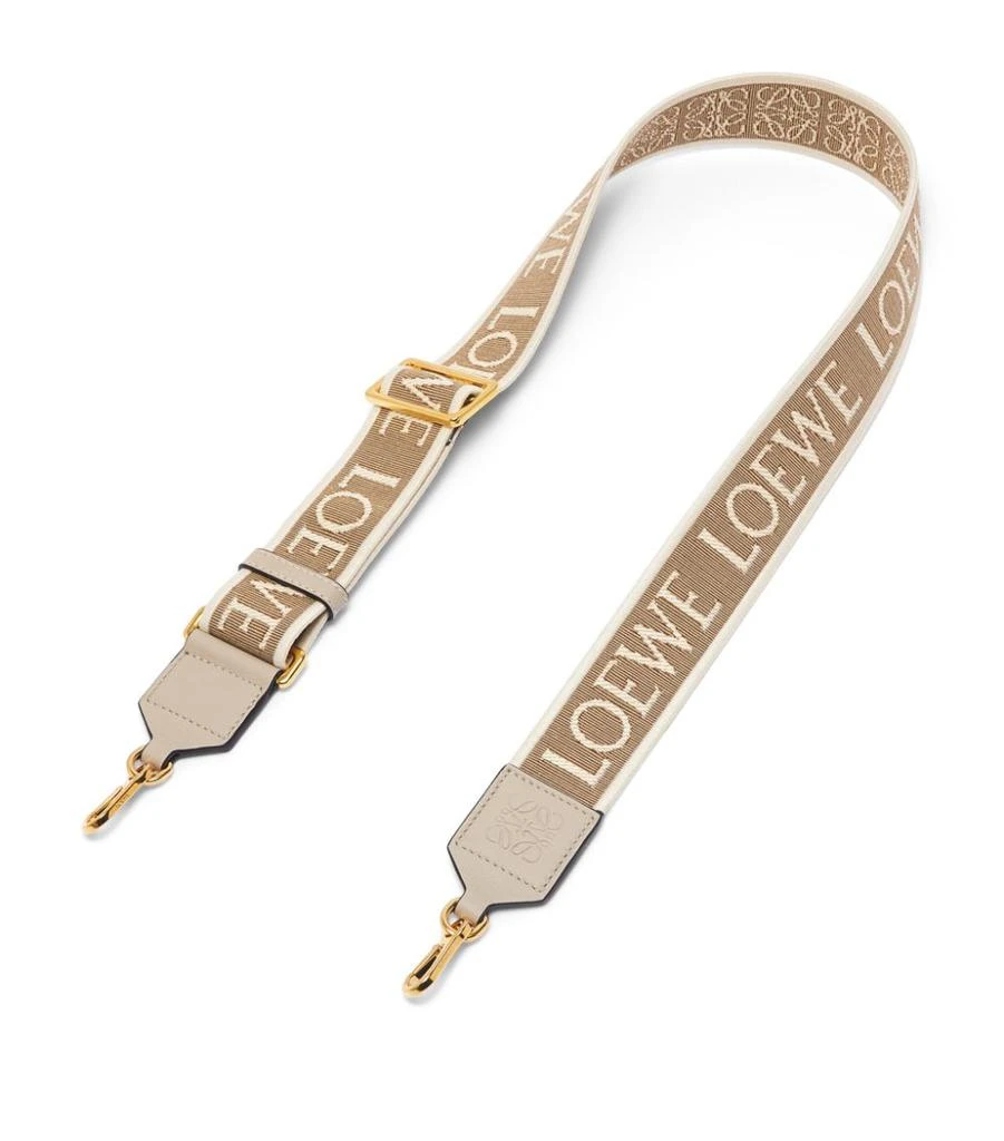 商品Loewe|Canvas and Leather Logo Bag Strap,价格¥4768,第1张图片