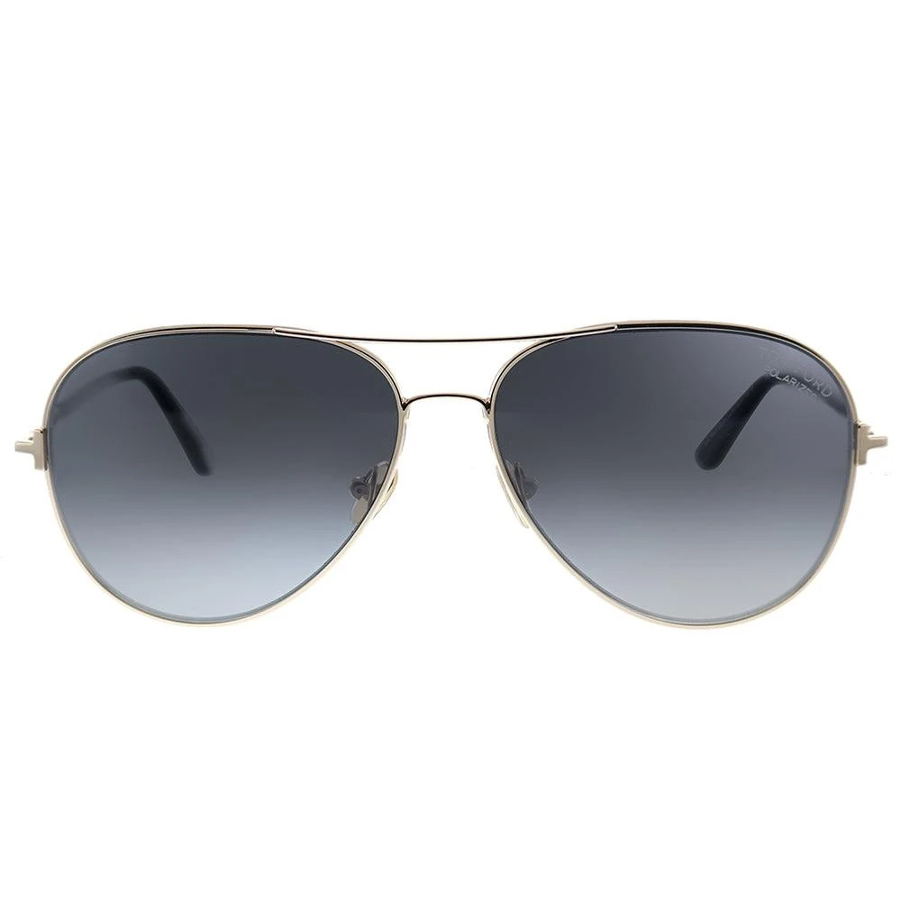 商品Tom Ford|Tom Ford Clark TF 823 28D 61mm Unisex Aviator Sunglasses,价格¥1512,第2张图片详细描述