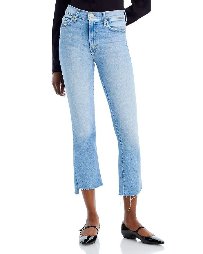 商品MOTHER|Insider Crop Step Fray Jeans in Not Guilty须边牛仔裤,价格¥1560-¥1860,第1张图片