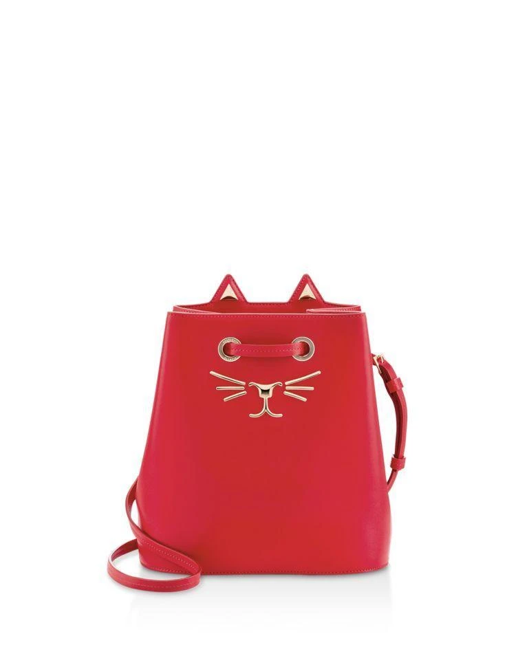 商品Charlotte Olympia|Feline 小号猫咪水桶包,价格¥4096,第1张图片