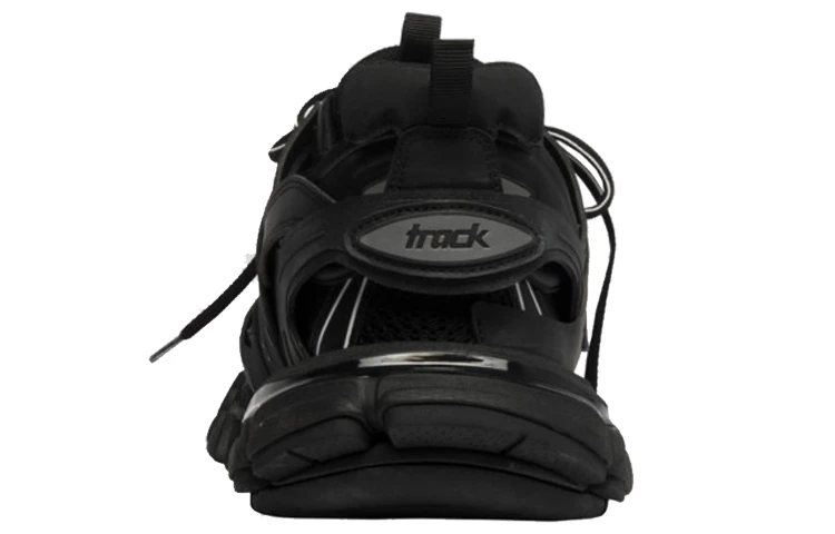 商品[国内直发] Balenciaga|巴黎世家 Track 1.0 做旧 黑武士 跑步运动休闲 低帮 老爹鞋 男款 黑色,价格¥7491,第5张图片详细描述