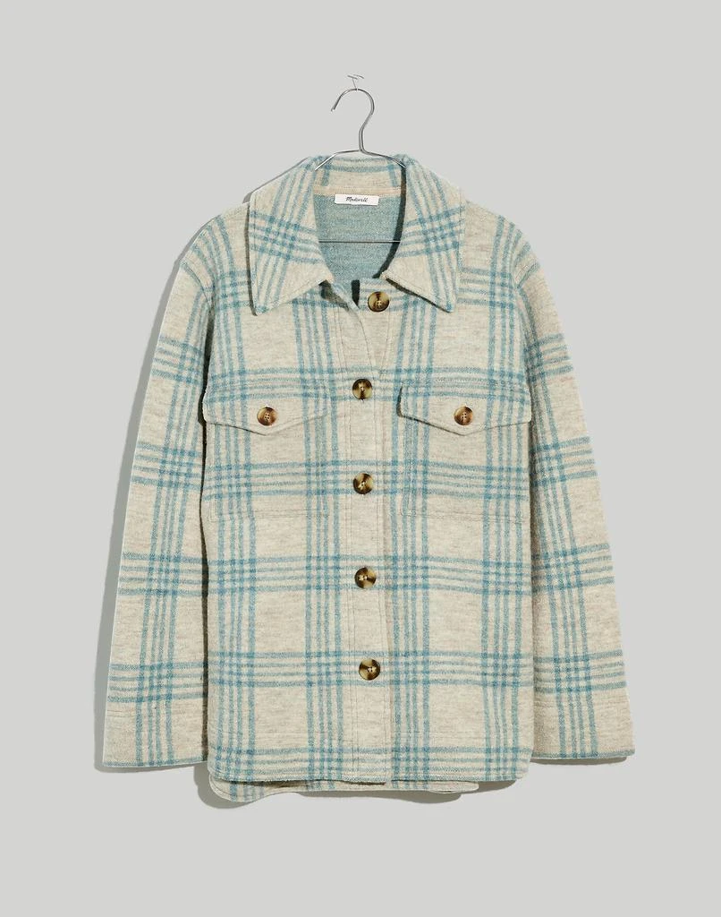 商品Madewell|Boiled Wool Shirt-Jacket in Plaid,价格¥788,第4张图片详细描述