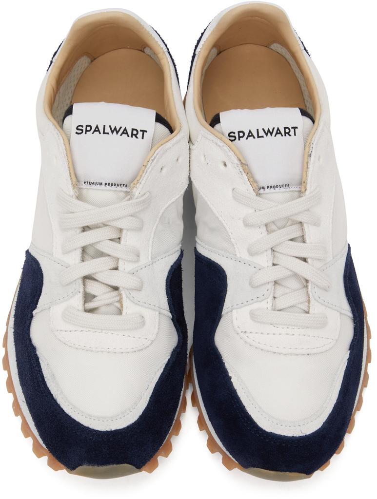 Navy & Off-White Marathon Trail Low Sneakers商品第5张图片规格展示