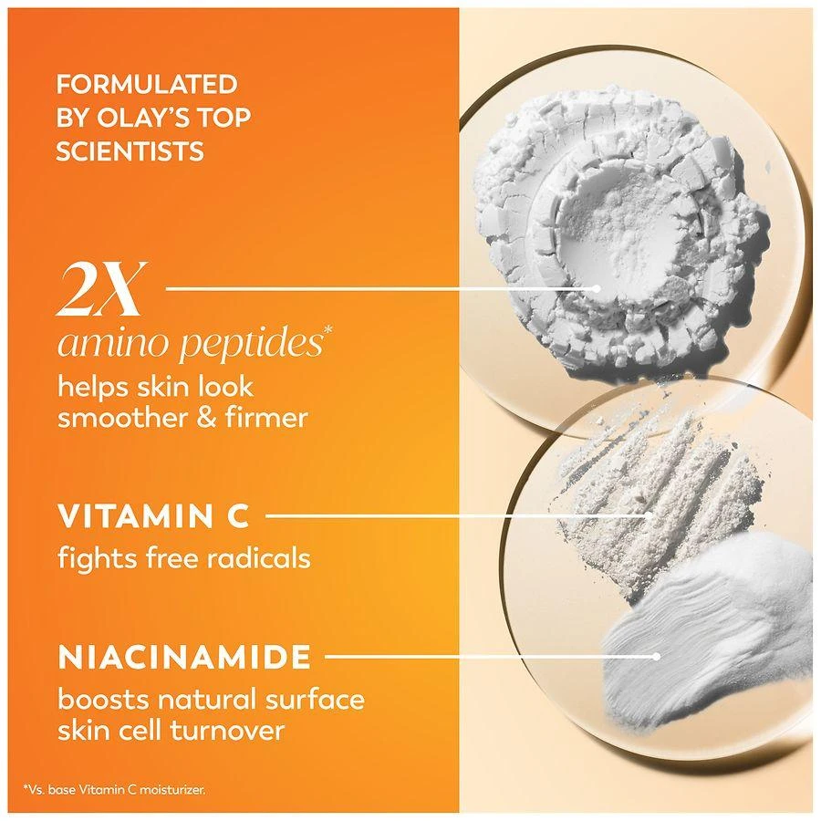 商品Olay|Vitamin C Max Face Moisturizer, Brightening Cream for Women Citrus,价格¥287,第5张图片详细描述