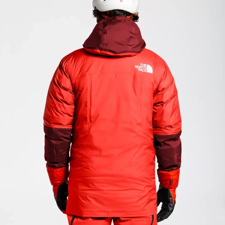 商品[国内直发] The North Face|北面  Summit Series 拼色Logo连帽可收纳硬壳  户外远足 防水防风透气冲锋衣 男女同款 红色,价格¥5310,第7张图片详细描述