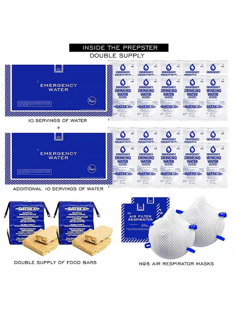 商品Preppi|The Prepster 2-Person 3-Day Emergency Kit,价格¥3704,第2张图片详细描述