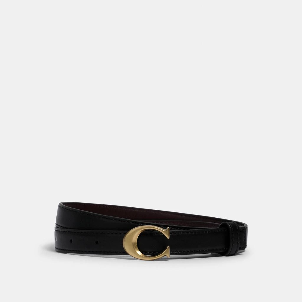 商品Coach|蔻驰 女士腰带 皮带 18mm（W）  精致牛皮 No. 89352,价格¥373,第1张图片