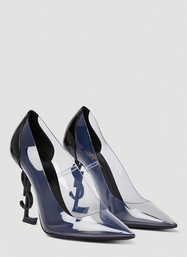 商品Yves Saint Laurent|Opyum Logo High Heels in Black,价格¥10170,第4张图片详细描述