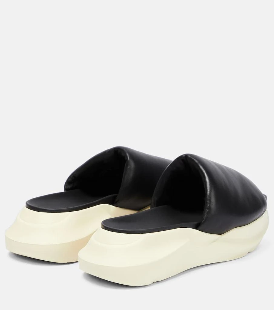 商品Rick Owens|Geth皮革厚底凉拖鞋,价格¥3551,第3张图片详细描述