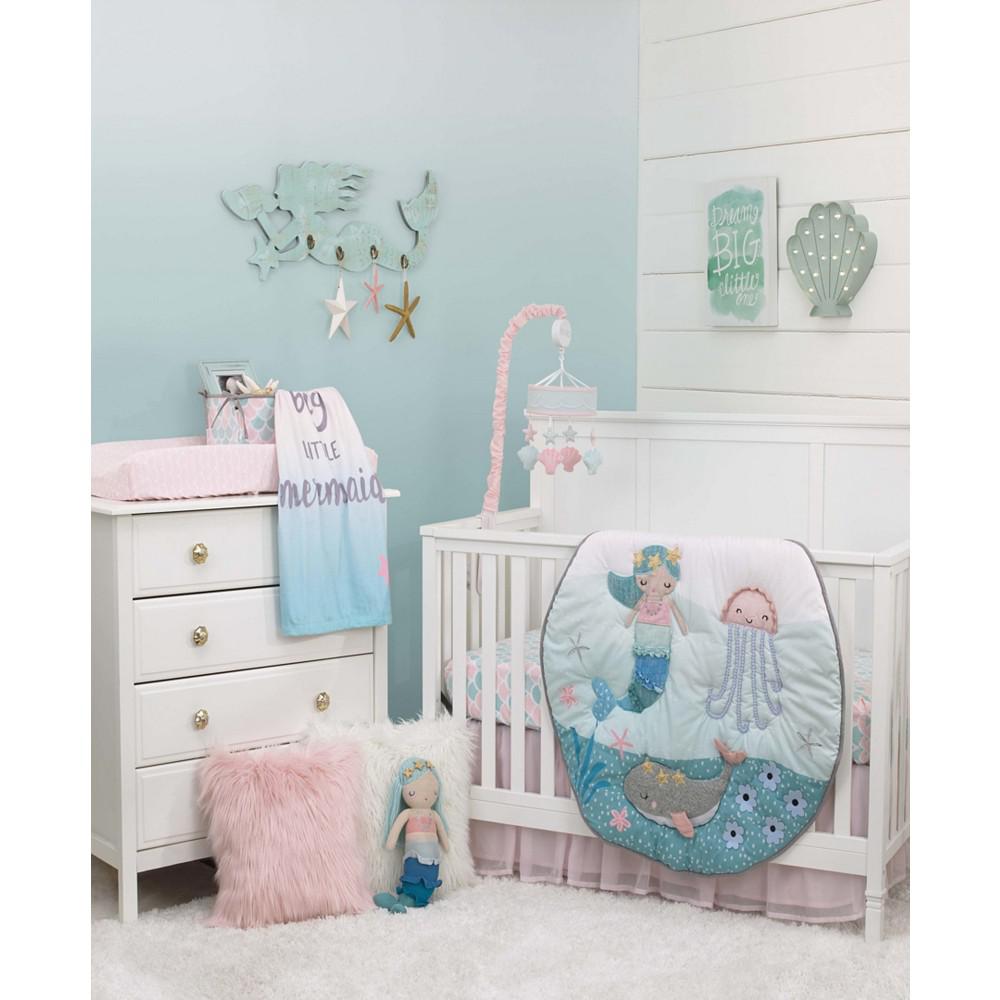 Sugar Reef Mermaid Ombre Baby Blanket商品第3张图片规格展示