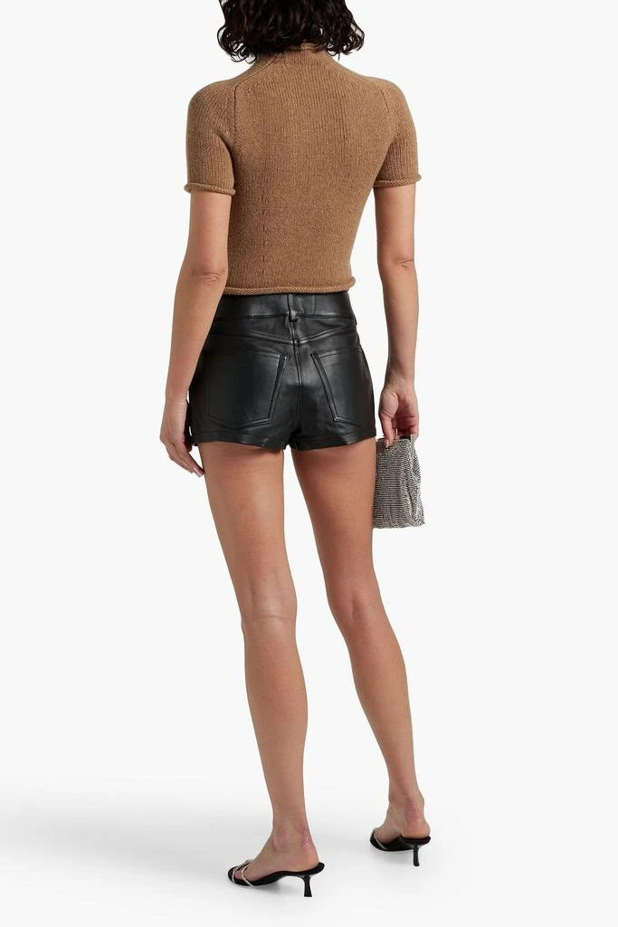 商品Alexander Wang|Cropped wool-blend turtleneck top,价格¥1276,第3张图片详细描述