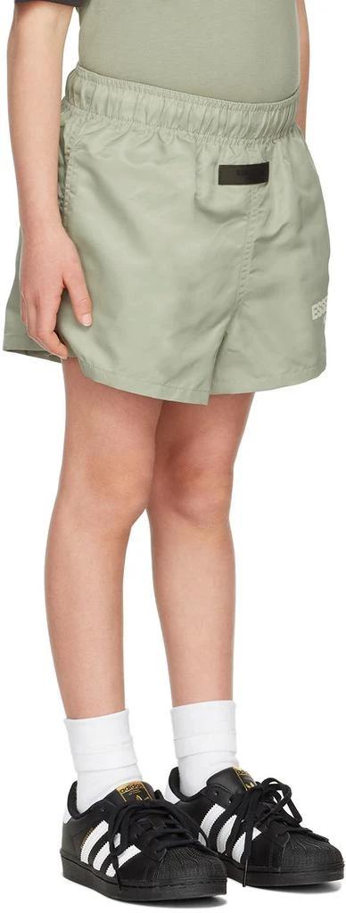 商品Essentials|Kids Green Running Shorts,价格¥192,第3张图片详细描述