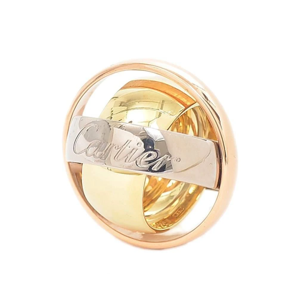 商品[二手商品] Cartier|Cartier Vintage Must Essence 18K Yellow Gold Rose Gold and White Gold Ring EU 50,价格¥12650,第5张图片详细描述