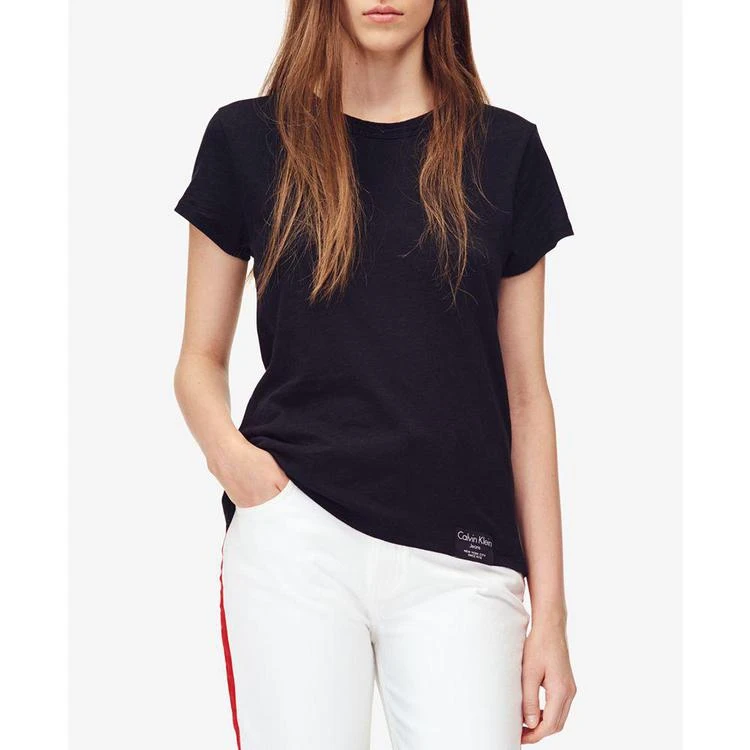 商品Calvin Klein|Cotton Crew-Neck T-Shirt,价格¥154,第5张图片详细描述