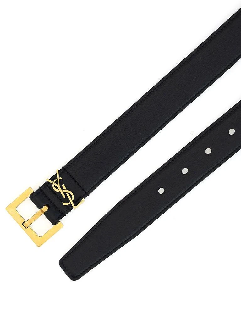 商品Yves Saint Laurent|Saint Laurent Monogram Buckle Belt,价格¥3399,第3张图片详细描述