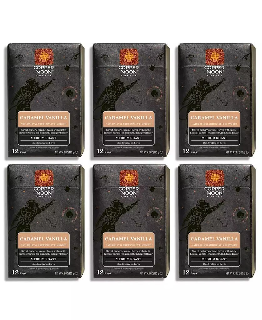 商品Copper Moon Coffee|Caramel Vanilla Single Serve Coffee Pods, 72 Count,价格¥273,第1张图片