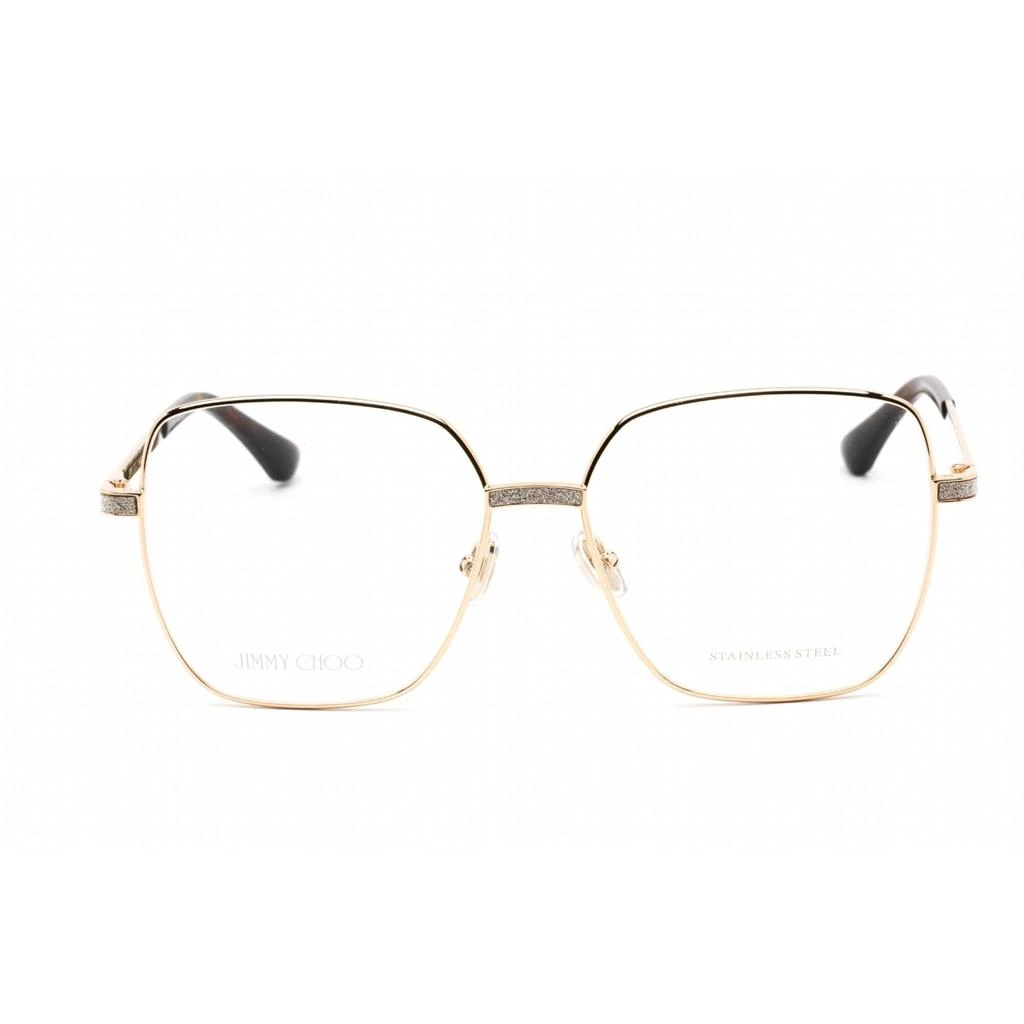 商品Jimmy Choo|Jimmy Choo Women's Eyeglasses - Full Rim Square Gold/Havana Frame | JC354 006J 00,价格¥559,第2张图片详细描述