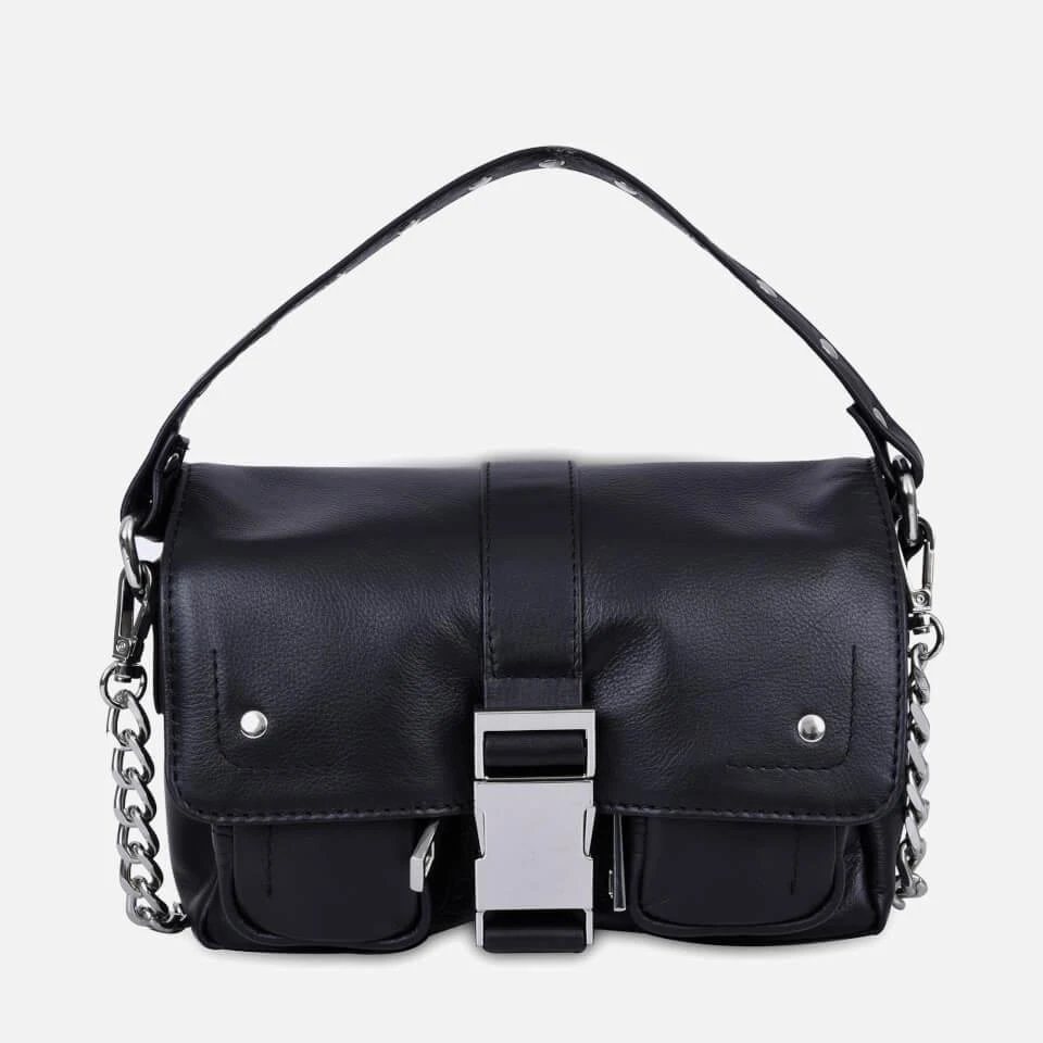 商品Nunoo|Núnoo Women's Mini Hilma Silky Bag - Black,价格¥396,第1张图片