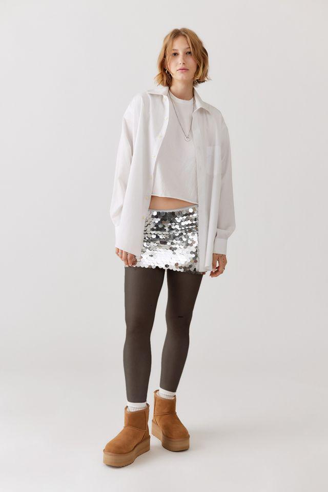 商品Urban Outfitters|UO Zinnia Sequin Low-Rise Mini Skirt,价格¥213,第6张图片详细描述