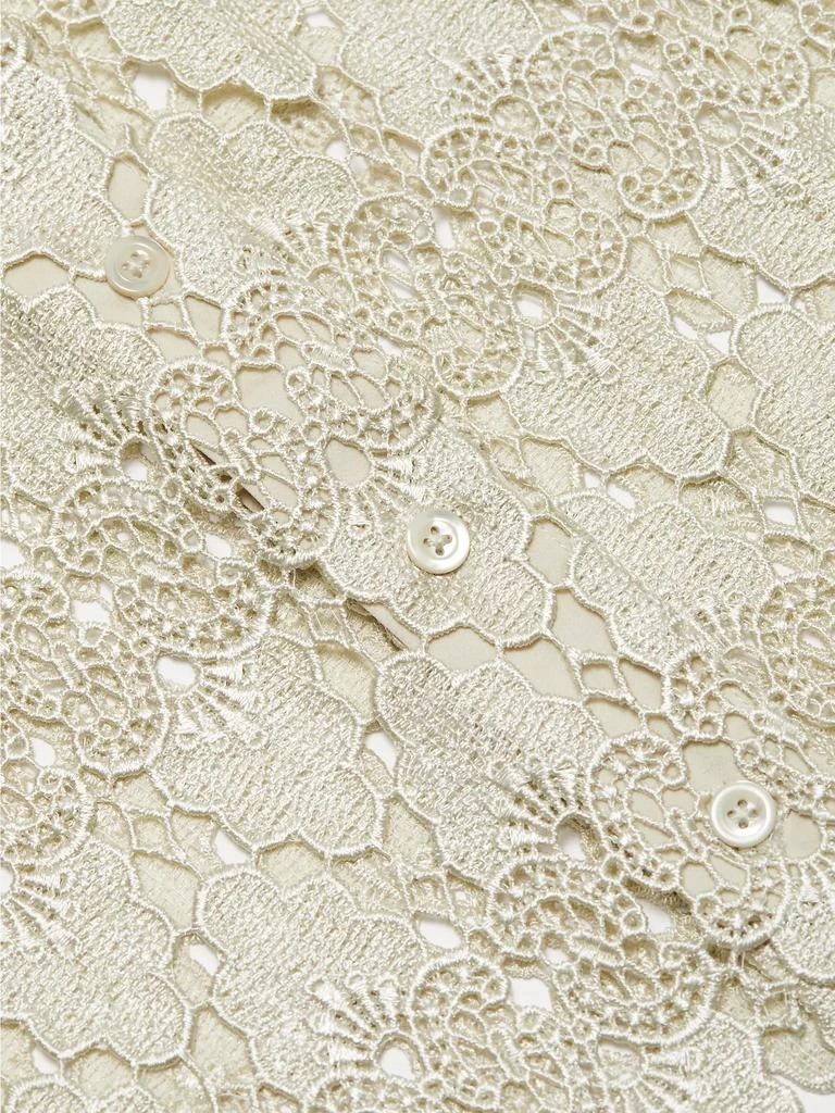 Lace Button-Up Shirt 商品
