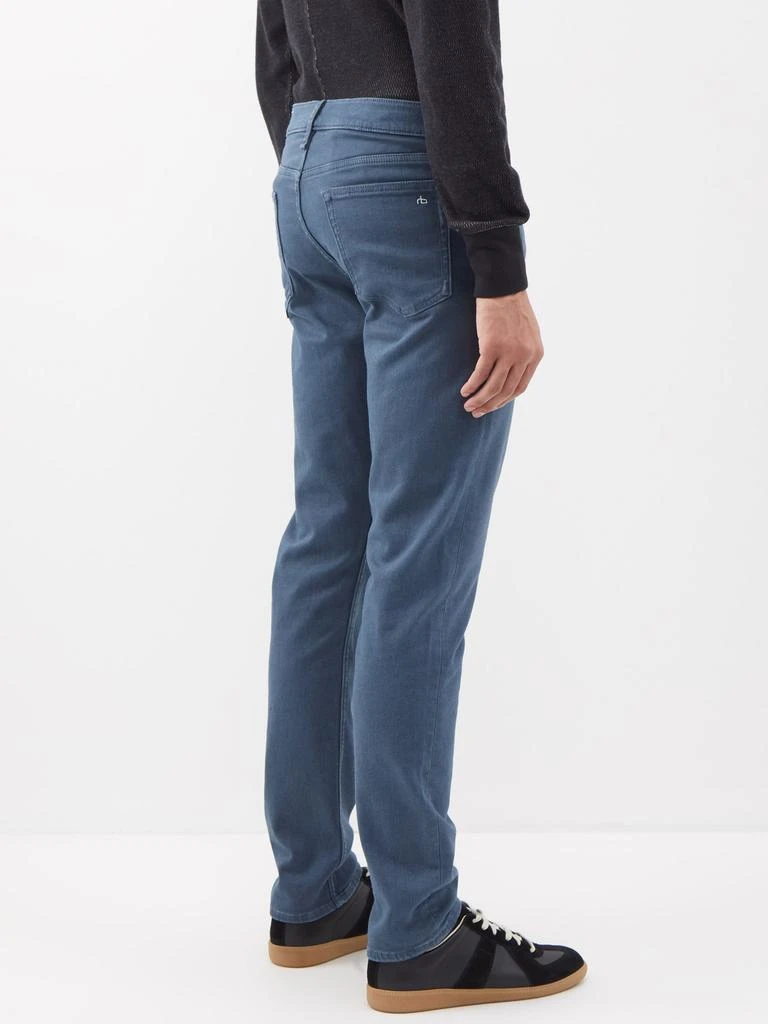 商品Rag & Bone|Fit 2 brushed cotton-blend slim-leg jeans,价格¥1209,第5张图片详细描述