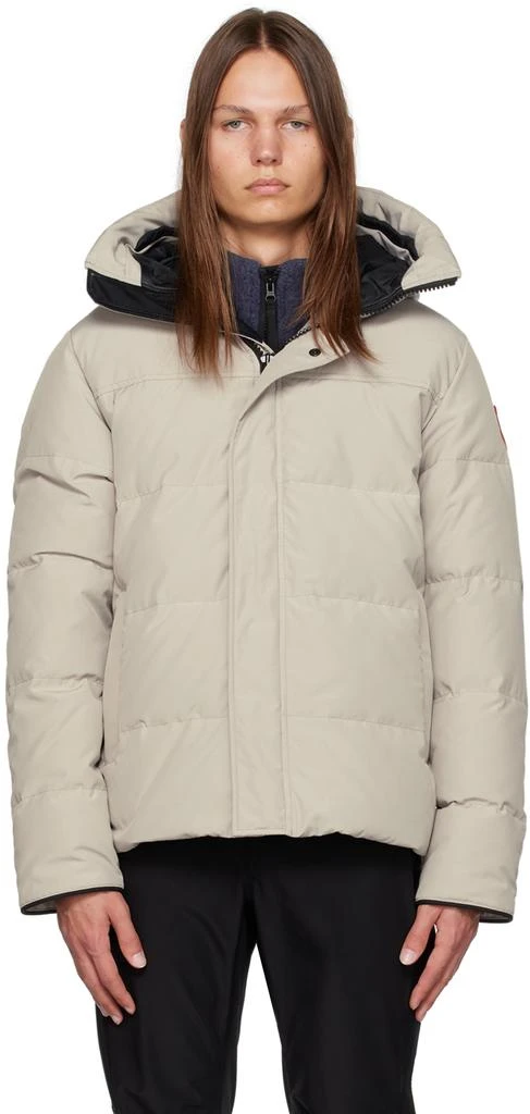 商品Canada Goose|Beige MacMillan Down Jacket,价格¥9832,第1张图片