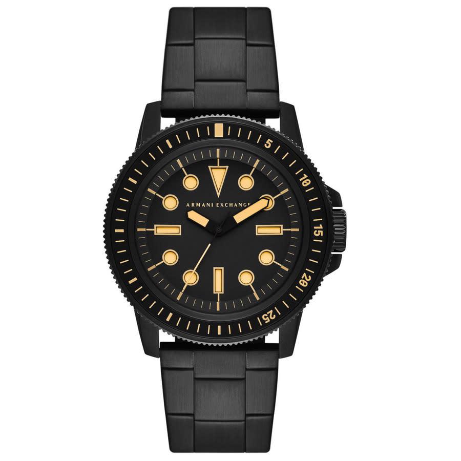 Armani Exchange Classic Quartz Black Dial Mens Watch AX1855商品第1张图片规格展示