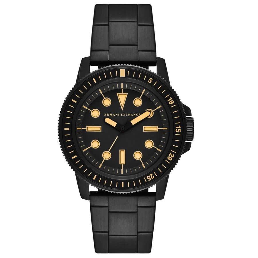 商品Armani Exchange|Classic Quartz Black Dial Men's Watch AX1855,价格¥1101,第1张图片