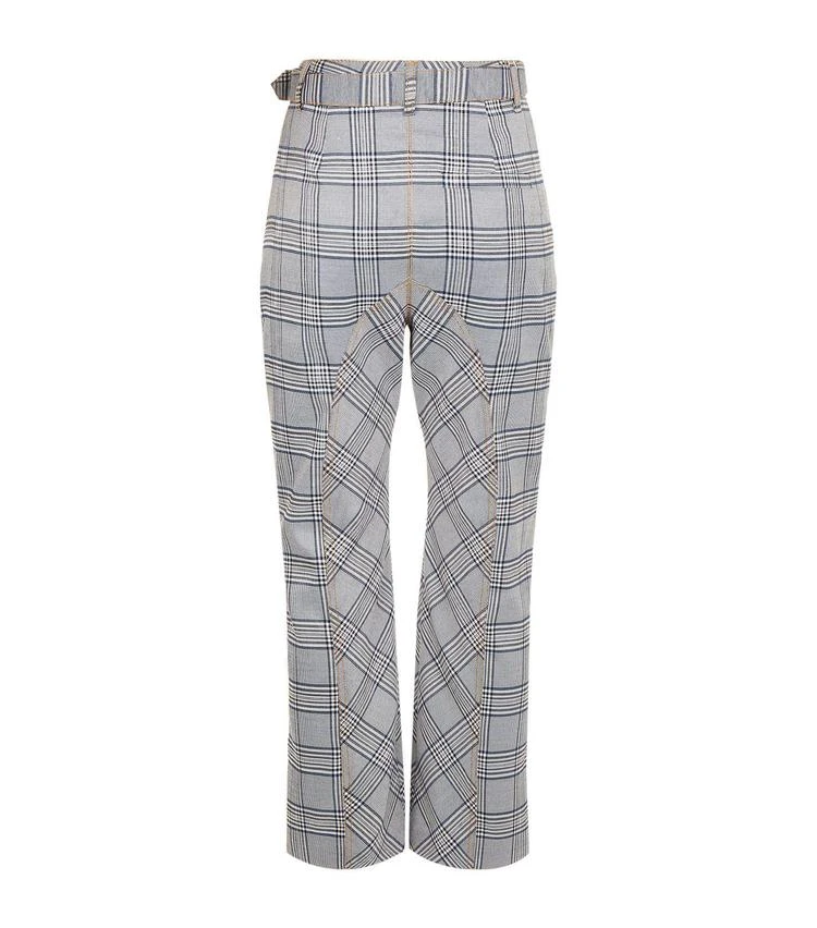商品Self Portrait|Check Zip Front Trousers,价格¥2232,第2张图片详细描述