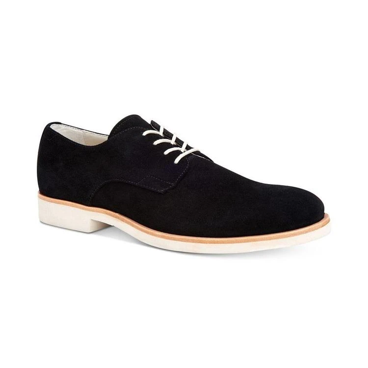 商品Calvin Klein|Men's Oily Suede Faustino Oxfords,价格¥521,第1张图片