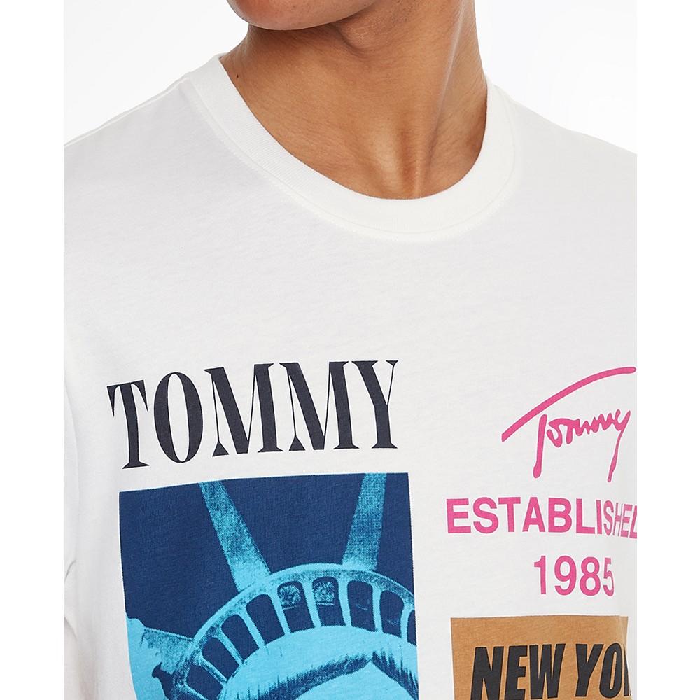 Men's New York City Photo Short Sleeve T-shirt商品第4张图片规格展示