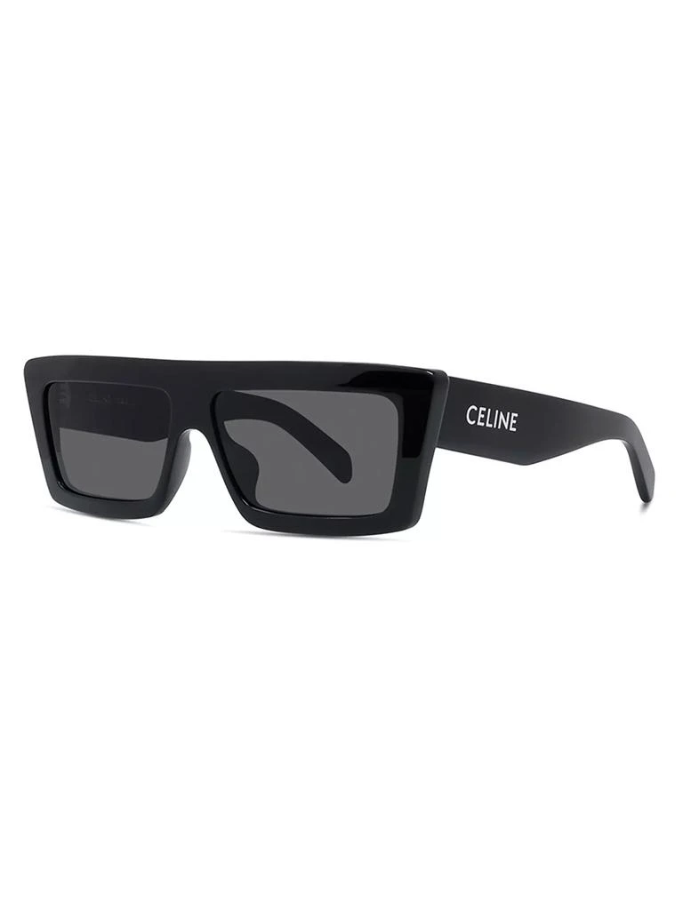 商品Celine|57MM Flat-Top Rectangular Sunglasses,价格¥2329,第2张图片详细描述