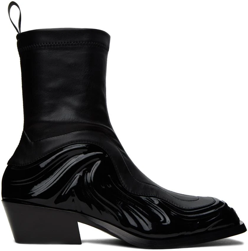 商品Versace|Black Solare Boots,价格¥8637,第1张图片