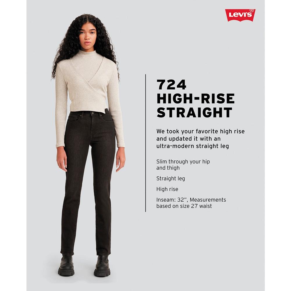 Women's 724 Straight-Leg Jeans in Short Length商品第5张图片规格展示