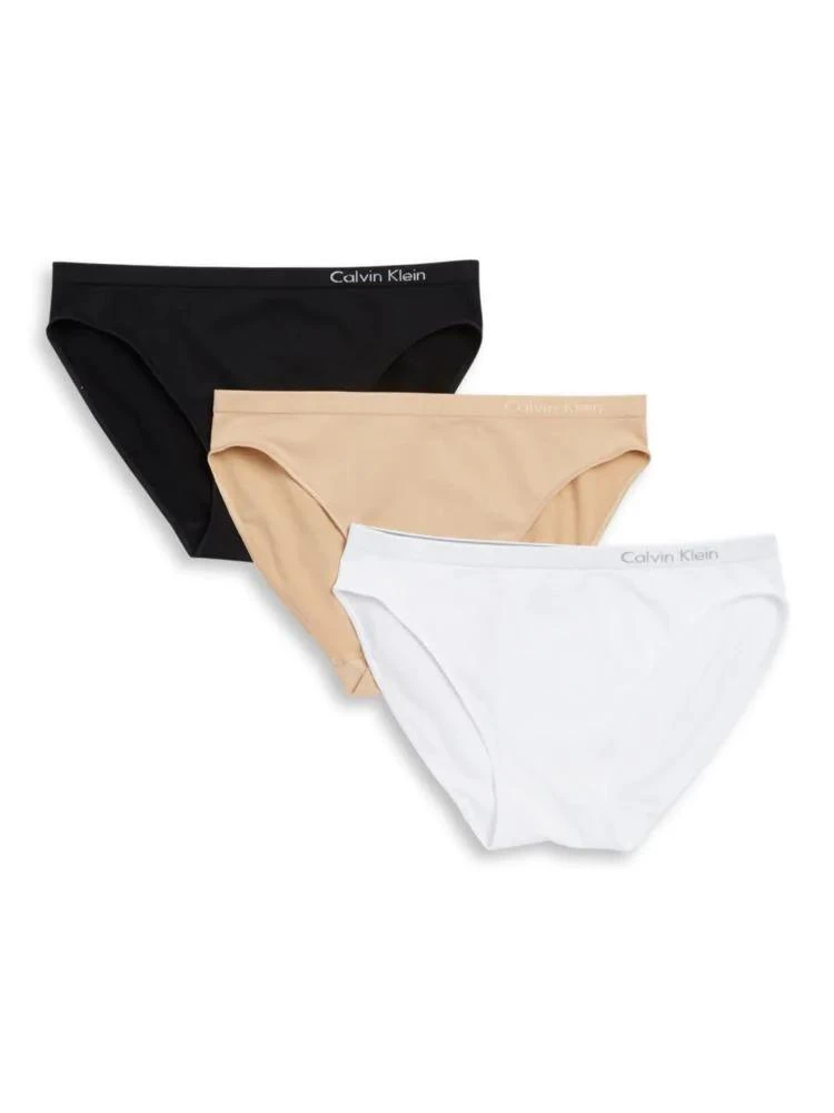 商品Calvin Klein|Pure Seamless 3 Pack Bikini,价格¥112,第2张图片详细描述