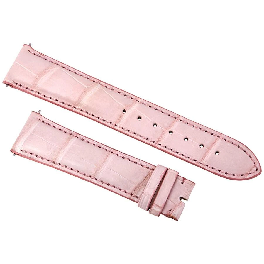 商品Hadley Roma|21 MM Matte Pink Alligator Leather Strap,价格¥356,第1张图片