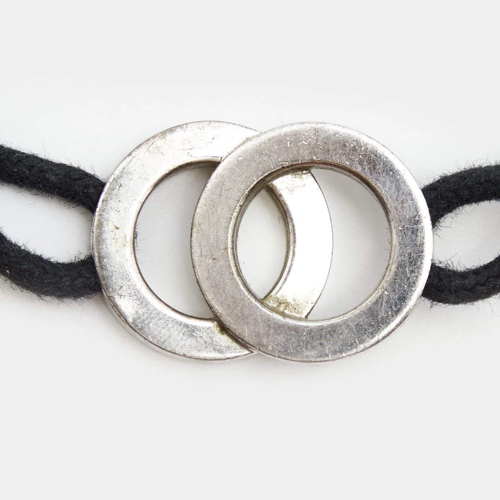 商品[二手商品] BVLGARI|Bvlgari Bvlgari Interlocking Circles Sterling Silver Adjustable Cord Bracelet,价格¥922,第4张图片详细描述