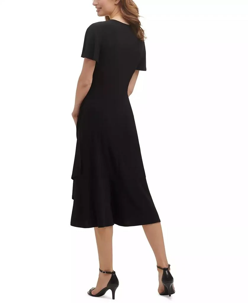 商品Kensie|Flutter-Sleeve Midi Dress,价格¥727,第2张图片详细描述