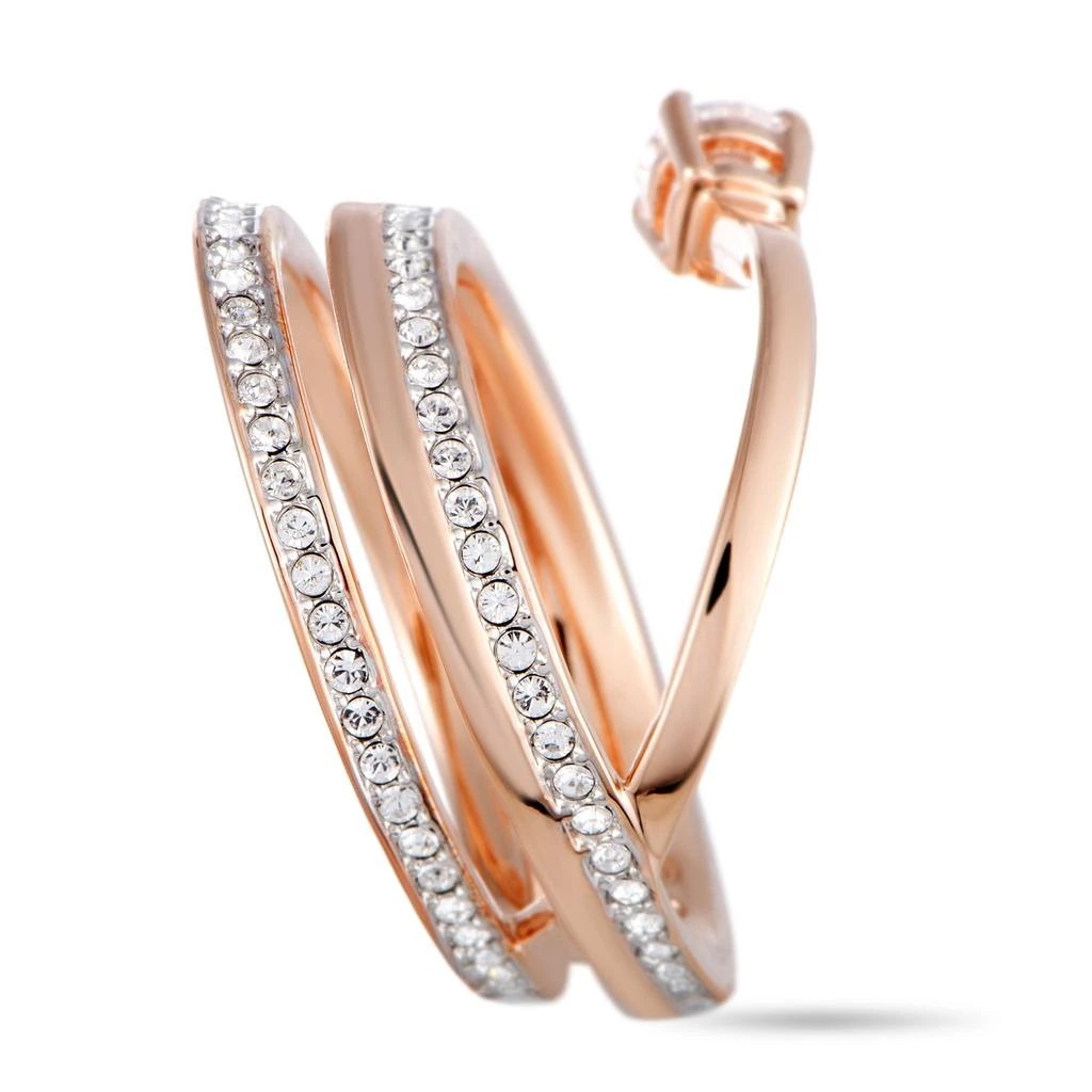 商品Swarovski|Swarovski Fresh Rose Gold-Plated Crystal Swirl Ring,价格¥591,第3张图片详细描述