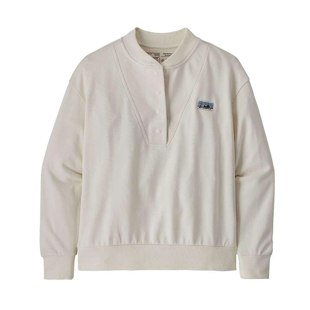 商品Patagonia|Patagonia Women's Regenerative Organic Certified Cotton Essential Snap Sweatshirt,价格¥489,第5张图片详细描述