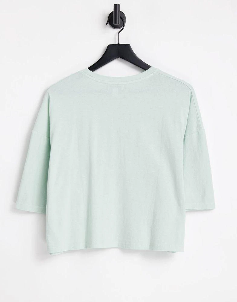 商品Topshop|Topshop short sleeve boxy t-shirt in pistachio,价格¥91,第2张图片详细描述